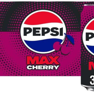 pepsi max cherry no sugar cola cans 24 x 330ml