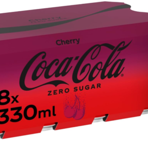 coca cola zero sugar cherry 8 x 330 ml