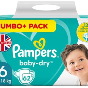 pampers baby dry diapers gr. 6 (13 18 kg), for breathable dryness, jumbo + pack